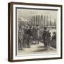 The Royal Visit to India, the Prince of Wales Leaving Brindisi for HMS Serapis-null-Framed Giclee Print