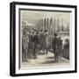 The Royal Visit to India, the Prince of Wales Leaving Brindisi for HMS Serapis-null-Framed Giclee Print