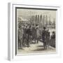 The Royal Visit to India, the Prince of Wales Leaving Brindisi for HMS Serapis-null-Framed Giclee Print