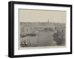 The Royal Visit to India, the Prince of Wales Reviewing the Troops at Poonah-Alfred Chantrey Corbould-Framed Giclee Print