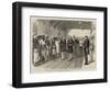 The Royal Visit to India, the Reception of the Viceroy at Boree Bunder Station, Bombay-William Ralston-Framed Giclee Print