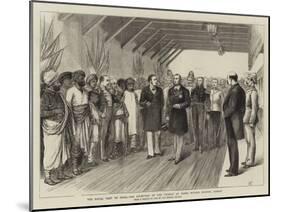 The Royal Visit to India, the Reception of the Viceroy at Boree Bunder Station, Bombay-William Ralston-Mounted Giclee Print