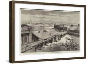 The Royal Visit to India, the Taj Mahal, from the Fort, Agra-Richard Principal Leitch-Framed Giclee Print