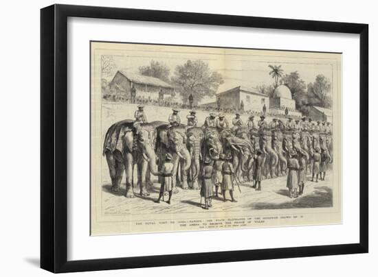 The Royal Visit to India-null-Framed Giclee Print