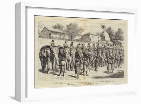 The Royal Visit to India-null-Framed Giclee Print