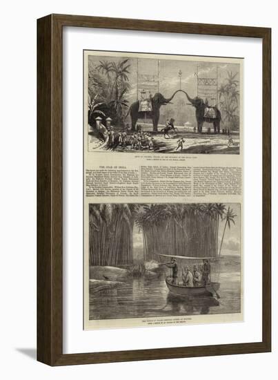 The Royal Visit to India-null-Framed Giclee Print