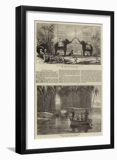 The Royal Visit to India-null-Framed Giclee Print