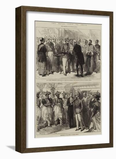 The Royal Visit to India-null-Framed Giclee Print