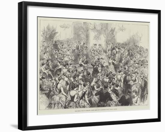 The Royal Visit to Ireland, State Ball at St Patrick's Hall, Dublin Castle-null-Framed Giclee Print
