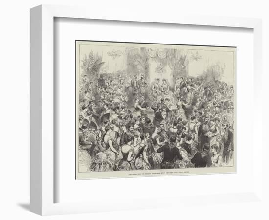 The Royal Visit to Ireland, State Ball at St Patrick's Hall, Dublin Castle-null-Framed Giclee Print