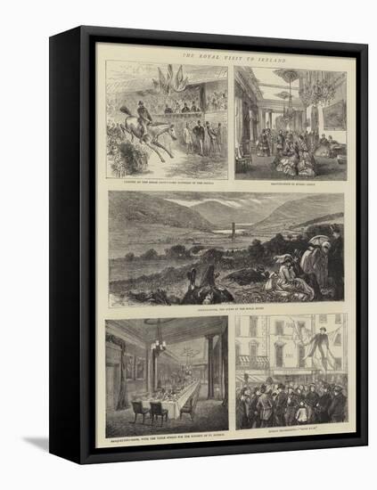 The Royal Visit to Ireland-Francis S. Walker-Framed Stretched Canvas