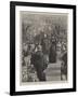 The Royal Visit to Leeds-William Heysham Overend-Framed Giclee Print