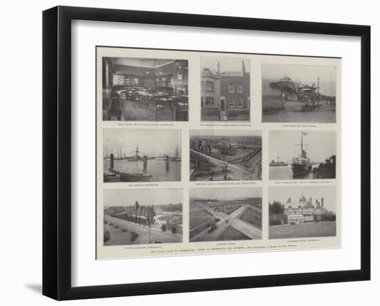 The Royal Visit to Portsmouth, Views of Portsmouth and Southsea-null-Framed Giclee Print