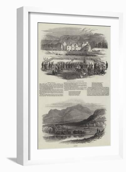 The Royal Visit to Scotland-null-Framed Giclee Print