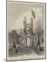 The Royal Visit to Sheffield, the Scottish Arch in Glossop Road-null-Mounted Giclee Print