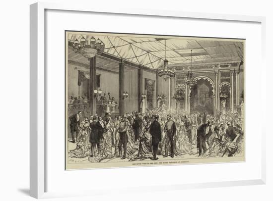 The Royal Visit to the City, the Indian Ball-Room at Guildhall-null-Framed Giclee Print