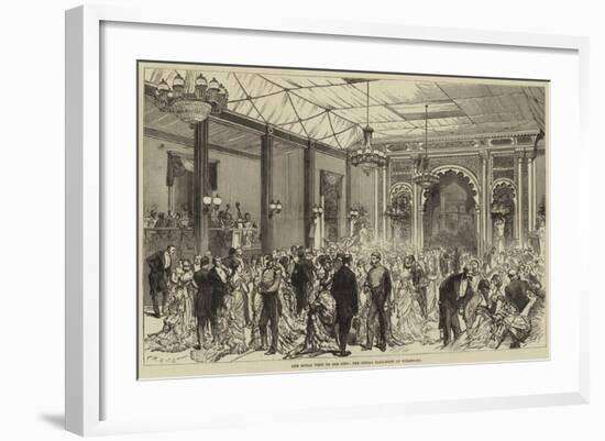 The Royal Visit to the City, the Indian Ball-Room at Guildhall-null-Framed Giclee Print