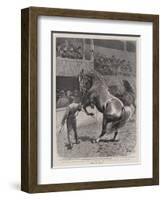 The Royal Visit to the Show of Hunters and Thoroughbreds at Islington-John Charlton-Framed Giclee Print