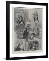 The Royal Visit to the Unique Performance of Caste, at the Haymarket Theatre, 18 March-G.S. Amato-Framed Giclee Print