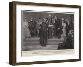 The Royal Visit to Wales-Henry Marriott Paget-Framed Giclee Print