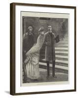 The Royal Wedding, Arrival of the Duke and Duchess of Albany at Claremont-Henry Stephen Ludlow-Framed Giclee Print