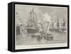 The Royal Wedding at Athens, Arrival of the Emperor of Germany-null-Framed Stretched Canvas