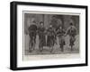 The Royal Wedding at Coburg, a Group of Cyclists-null-Framed Giclee Print