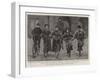 The Royal Wedding at Coburg, a Group of Cyclists-null-Framed Giclee Print