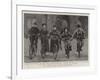 The Royal Wedding at Coburg, a Group of Cyclists-null-Framed Giclee Print