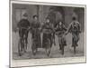 The Royal Wedding at Coburg, a Group of Cyclists-null-Mounted Giclee Print