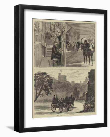 The Royal Wedding at Windsor-Alfred Chantrey Corbould-Framed Giclee Print