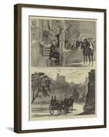 The Royal Wedding at Windsor-Alfred Chantrey Corbould-Framed Giclee Print