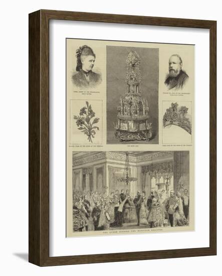 The Royal Wedding at Windsor-null-Framed Giclee Print