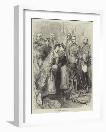 The Royal Wedding, Congratulations-null-Framed Giclee Print