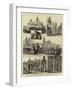 The Royal Wedding in Austria, Sketches in Prague, Where the Bride and Bridegroom Will Reside-null-Framed Giclee Print