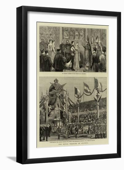 The Royal Wedding in Austria-null-Framed Giclee Print