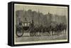 The Royal Wedding in Berlin, the Bride's State Carriage-null-Framed Stretched Canvas