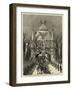 The Royal Wedding in Berlin, the Cortege Passing Through the Mediaeval Gate in Bellevue Avenue-null-Framed Giclee Print