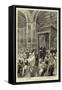 The Royal Wedding in Berlin, the Marriage Ceremony in the Chapel of the Royal Castle-null-Framed Stretched Canvas