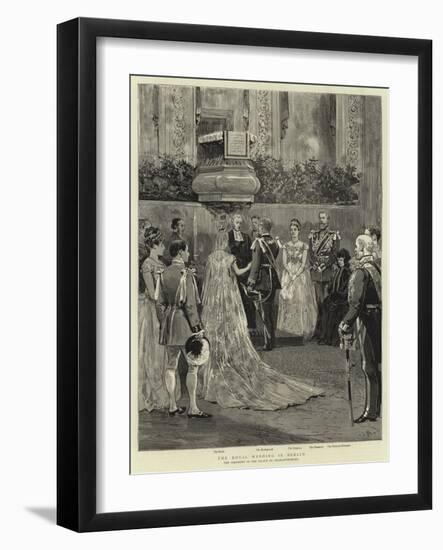 The Royal Wedding in Berlin-null-Framed Giclee Print