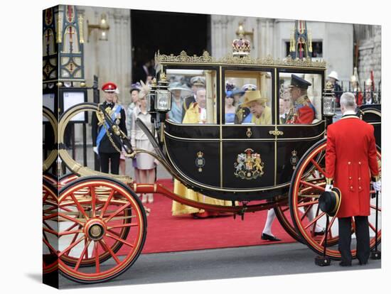 The Royal Wedding of Prince William and Kate Middleton in London, Friday April 29th, 2011-null-Stretched Canvas