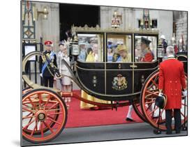 The Royal Wedding of Prince William and Kate Middleton in London, Friday April 29th, 2011-null-Mounted Photographic Print