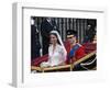 The Royal Wedding of Prince William and Kate Middleton in London, Friday April 29th, 2011-null-Framed Photographic Print