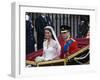 The Royal Wedding of Prince William and Kate Middleton in London, Friday April 29th, 2011-null-Framed Photographic Print