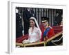 The Royal Wedding of Prince William and Kate Middleton in London, Friday April 29th, 2011-null-Framed Photographic Print