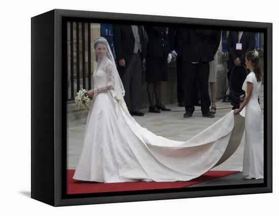 The Royal Wedding of Prince William and Kate Middleton in London, Friday April 29th, 2011-null-Framed Stretched Canvas