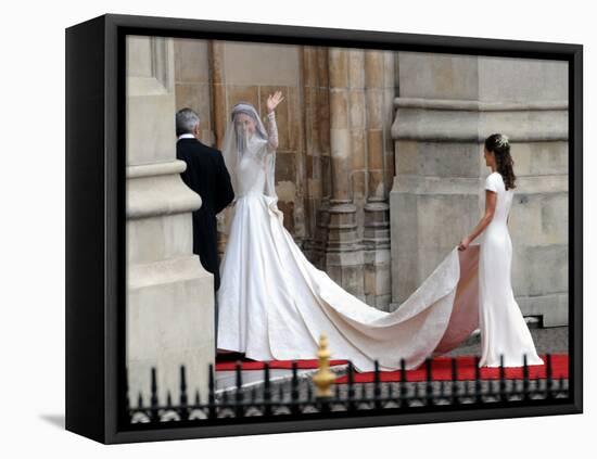 The Royal Wedding of Prince William and Kate Middleton in London, Friday April 29th, 2011-null-Framed Stretched Canvas