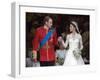 The Royal Wedding of Prince William and Kate Middleton in London, Friday April 29th, 2011-null-Framed Photographic Print