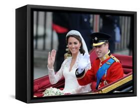 The Royal Wedding of Prince William and Kate Middleton in London, Friday April 29th, 2011-null-Framed Stretched Canvas