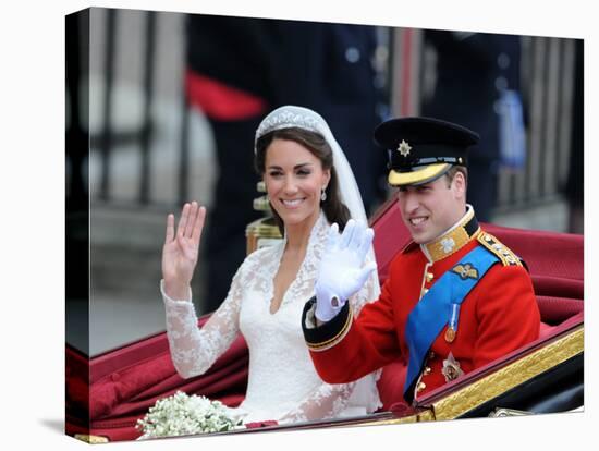 The Royal Wedding of Prince William and Kate Middleton in London, Friday April 29th, 2011-null-Stretched Canvas